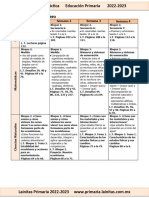 Enero - 4to Grado Dosificación (2022-2023)