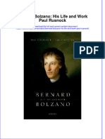 Bernard Bolzano His Life and Work Paul Rusnock Full Chapter PDF