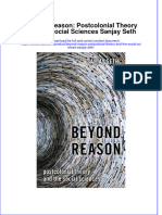 Beyond Reason Postcolonial Theory and The Social Sciences Sanjay Seth Full Chapter PDF