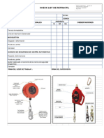 Check List de Retractil