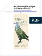 Birds in The Ancient World Winged Words Jeremy Mynott Full Chapter PDF