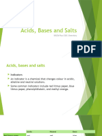 Acids, Bases and Salts