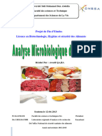 Analyses Microbiologique Des Aliments - QAJIA Awatif