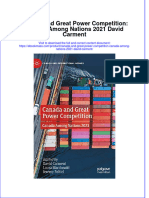 Canada and Great Power Competition Canada Among Nations 2021 David Carment Full Chapter PDF