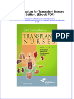 (Download PDF) Core Curriculum For Transplant Nurses 2Nd Edition PDF Full Chapter PDF