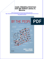 By The People Debating American Government 4Th Edition James A Morone Full Chapter PDF