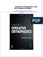 Campbells Operative Orthopaedics 14Th Edition Frederick M Azar Full Chapter PDF