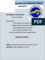 Informe de Producto