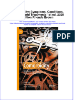 Comorbidity Symptoms Conditions Behavior and Treatments 1St Ed 2020 Edition Rhonda Brown Full Chapter PDF