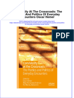 Conviviality at The Crossroads The Poetics and Politics of Everyday Encounters Oscar Hemer Full Chapter PDF