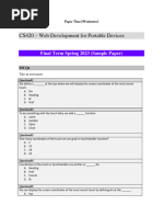 CS420 Sample Paper (Final)