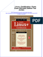 (Download PDF) Comptia Linux Certification Exam Guide 2 Exam Xk0 005 Edition Ted Jordan Full Chapter PDF