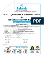 Jee Advanced 2024 Paper 1 Answer Key