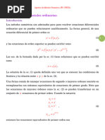 Ecuaciones Diferenciales Ordinarias