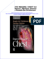 Diagnostic Imaging Chest 3Rd Edition Melissa L Martinez Jimenez Santiago Rosado de Christenson Full Chapter PDF