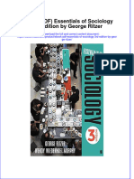 (Download PDF) Essentials of Sociology 3Rd Edition by George Ritzer Full Chapter PDF