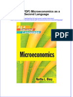 (Download PDF) Microeconomics As A Second Language Full Chapter PDF