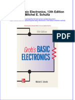 (Download PDF) Grobs Basic Electronics 13Th Edition Mitchel E Schultz Full Chapter PDF