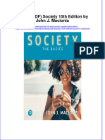 (Download PDF) Society 15Th Edition by John J Macionis Full Chapter PDF