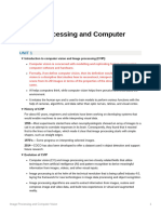 Image Processing and Computer Vision (Notes)