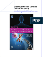 Emerys Elements of Medical Genetics E Book Turnpenny Full Chapter PDF