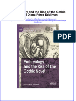 Embryology and The Rise of The Gothic Novel Diana Perez Edelman Full Chapter PDF