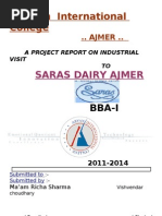 Aryan International College: Saras Dairy Ajmer