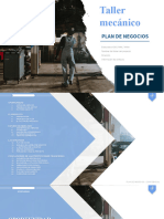 Plan de Negocios (Business Plan) - TALLER MECÁNICO