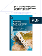 (Download PDF) Evaluating Nato Enlargement From Cold War Victory To The Russia Ukraine War James Goldgeier Full Chapter PDF