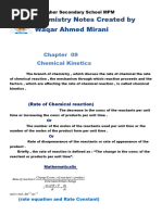 Chapter 09 Chemical Kinetics