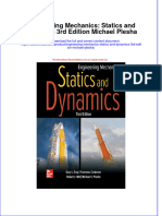 (Download PDF) Engineering Mechanics Statics and Dynamics 3Rd Edition Michael Plesha Full Chapter PDF