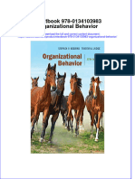 (Download PDF) Etextbook 978 0134103983 Organizational Behavior Full Chapter PDF