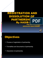 Registration and Dissolution Hasib