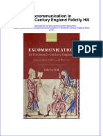 (Download PDF) Excommunication in Thirteenth Century England Felicity Hill Full Chapter PDF