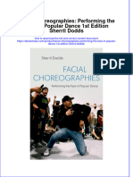 Facial Choreographies Performing The Face in Popular Dance 1St Edition Sherril Dodds Full Chapter PDF