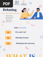 Debating +