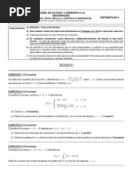 Exámenes Matemáticas II 2021 Andalucía