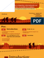 L'impact de La Migration Internationale Sur L'économie, La Société Et La Culture