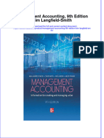 (Download PDF) Management Accounting 9Th Edition Kim Langfield Smith Full Chapter PDF