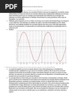 Cuestionario de Conceptos Eléctricos de Corriente Alterna