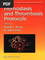 (Methods in Molecular Medicine) David J. Perry, K. John Pasi - Hemostasis and Thrombosis Protocols-Humana Press (1999)