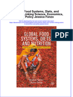 Global Food Systems Diets and Nutrition Linking Science Economics and Policy Jessica Fanzo Full Chapter PDF