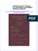 (Download PDF) Model Predictive Control Theory Computation and Design 2Nd Edition Rawlings James B Full Chapter PDF