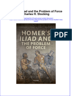 Homers Iliad and The Problem of Force Charles H Stocking 2 Full Chapter PDF