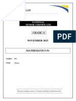 1 - MATHS P1 QP GR11 NOV 2023 - English (28 - 09 - 2023)