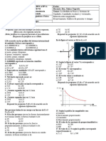 Evaluación Sustentatoria Primer Periodo