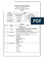 Grade 10 Term Test 1 Timetable Portions 1709820382