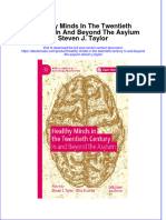 Healthy Minds in The Twentieth Century in and Beyond The Asylum Steven J Taylor Full Chapter PDF