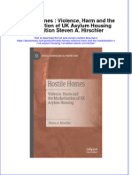 Hostile Homes Violence Harm and The Marketisation of Uk Asylum Housing 1St Edition Steven A Hirschler Full Chapter PDF