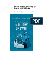 How To Achieve Inclusive Growth 1St Edition Valerie Cerra Full Chapter PDF